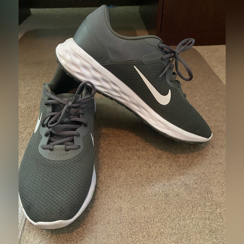 Nike Running Shoes with Black and White Soles 12 W GUC